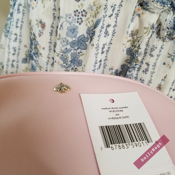 SERENDIPITY PINK MEDIUM DOME COSMETIC KATE SPADE - Picture 14 of 14